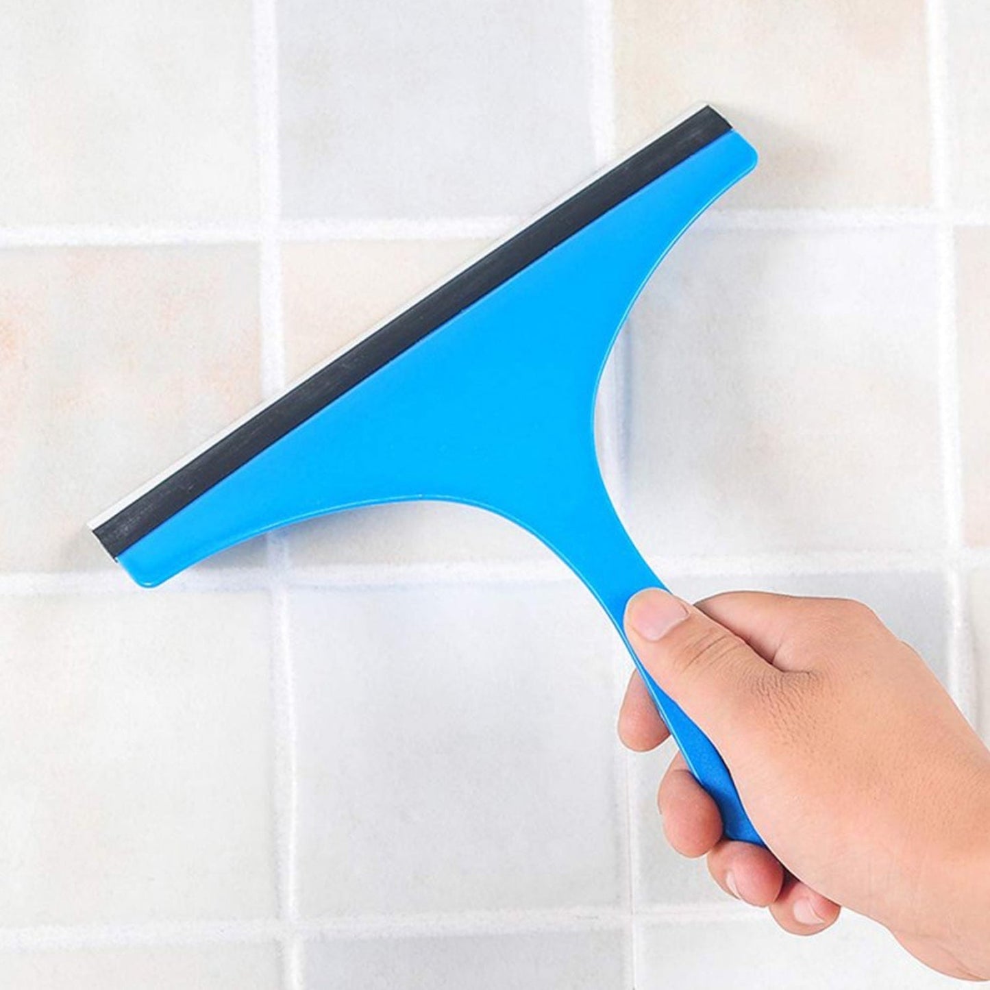 Your Brand car mirror wiper in blue for easy cleaning and streak-free surfaces