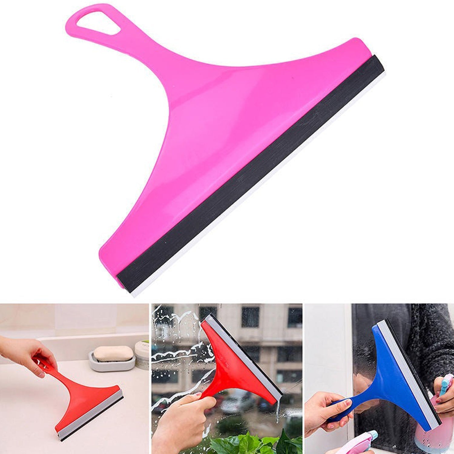 Colorful car mirror wiper for removing water and grime from vehicle mirrors and windows