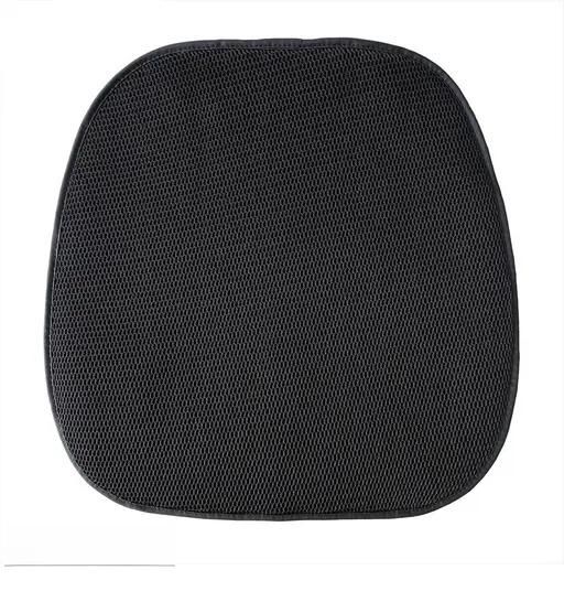 Black mesh car seat front cover designed for comfort and easy installation