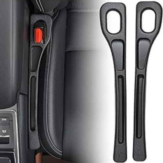 Car seat gap filler designed to prevent dropped items between seats and enhance driving convenience