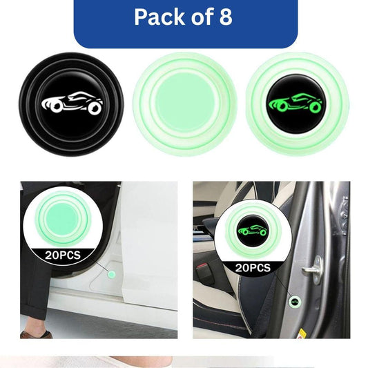 Pack of 8 car shock absorber bumper protector pads for door edge protection and safety