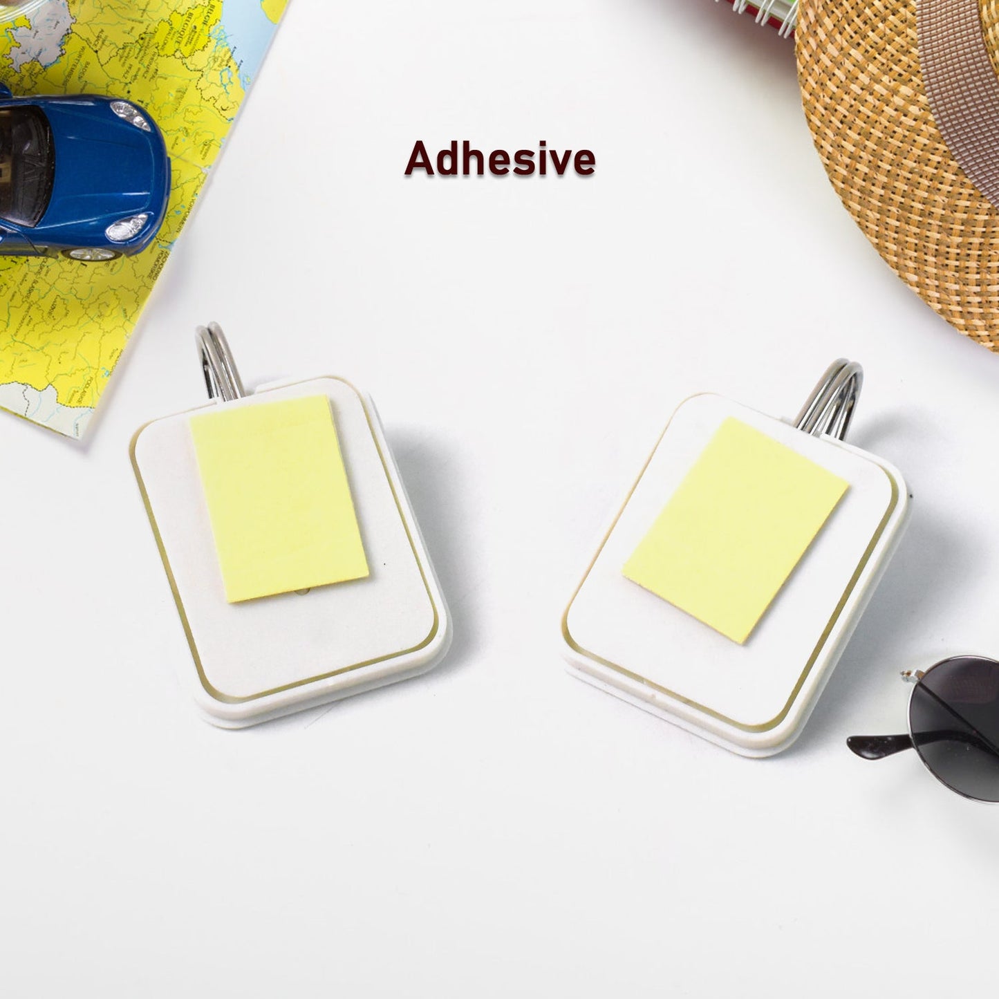 Cartoon self-adhesive hooks for easy home organization and decoration, perfect for kids' rooms