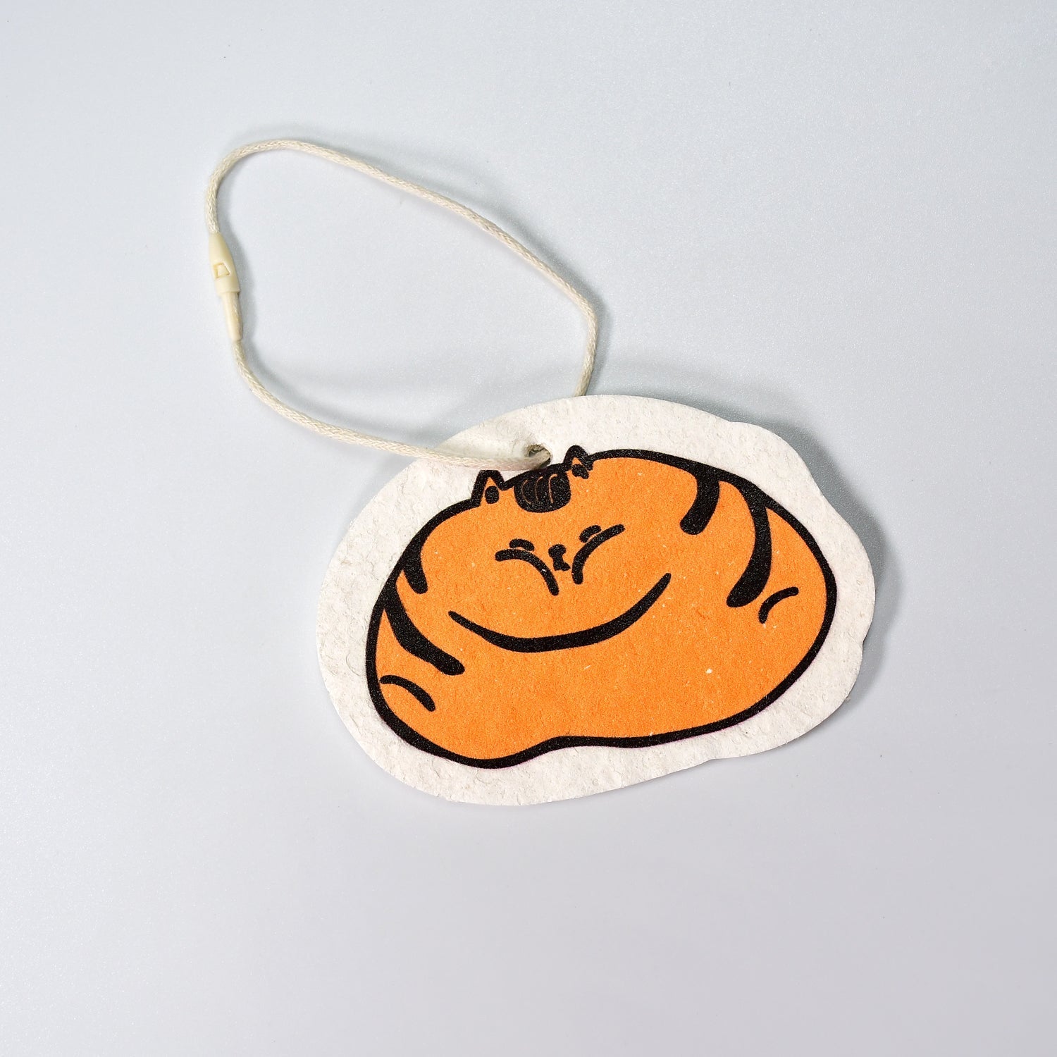 Cartoon wood pulp dish sponge with a cute cat design for effective cleaning