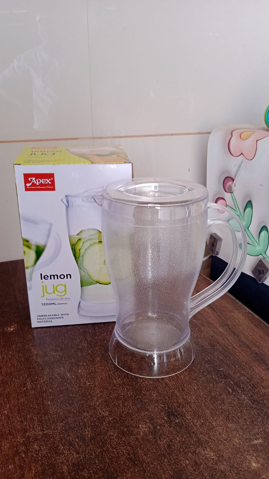 Apex Unbreakable Lemon Jug – 1200 ML (Approx / 1 Pc) Your Brand