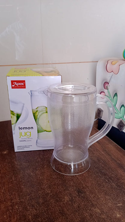 Apex Unbreakable Lemon Jug – 1200 ML (Approx / 1 Pc) Your Brand