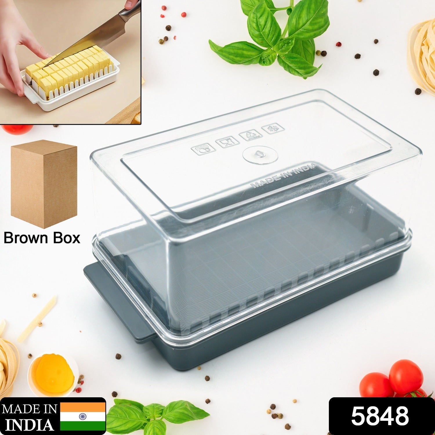 All-in-One Butter Slicer & Storage Box 1 Pcs Your Brand