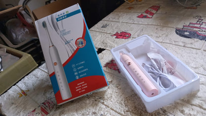 ELECTRIC TOOTHBRUSH FOR ADULTS AND TEENS, ELECTRIC TOOTHBRUSH DEEP CLEANSING TOOTHBRUSH WITH EXTRA BRUSH HEADS Your Brand