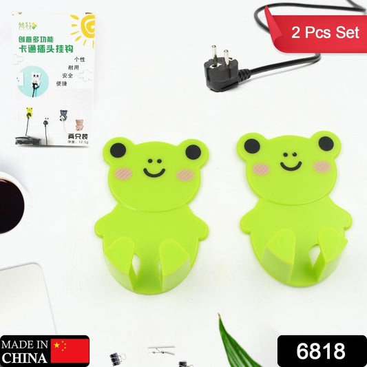 Plastic Adhesive Cable & Socket Holder – 2-Piece Set for Office, Home & Restaurant Your Brand
