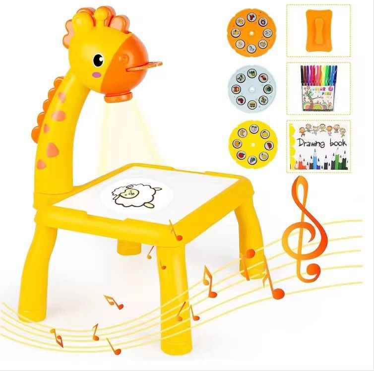 Childrens Projector Drawing Set - 24 Patterns