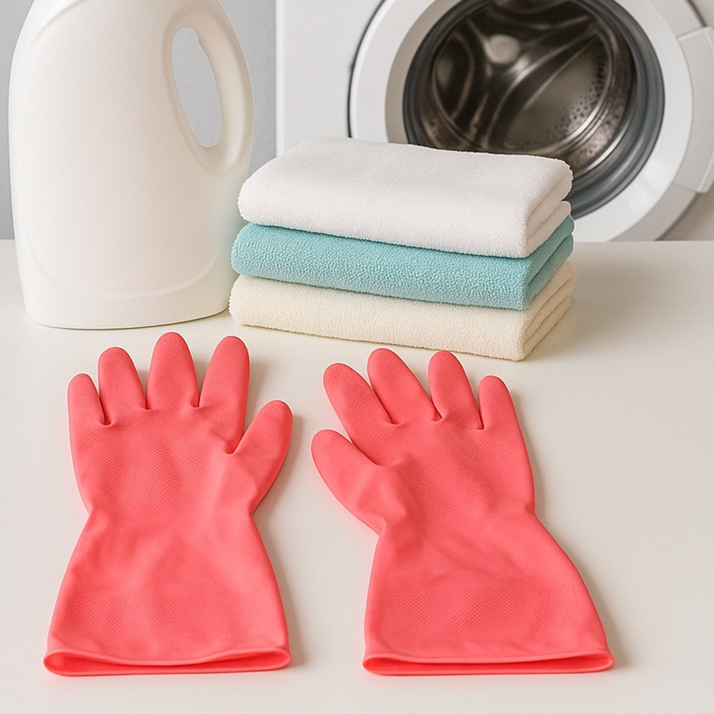 Reusable Waterproof Household Cleaning Gloves (45gm / 1 Pair) Your Brand