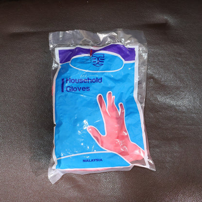Reusable Waterproof Household Cleaning Gloves (45gm / 1 Pair) Your Brand