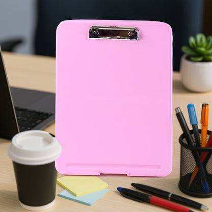 A4 Size Hard Plastic Clipboard File Folder (1 Pc) Your Brand
