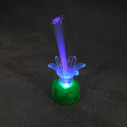 Colorful LED Diwali candle with glowing floral design and vibrant light display for festive decorations
