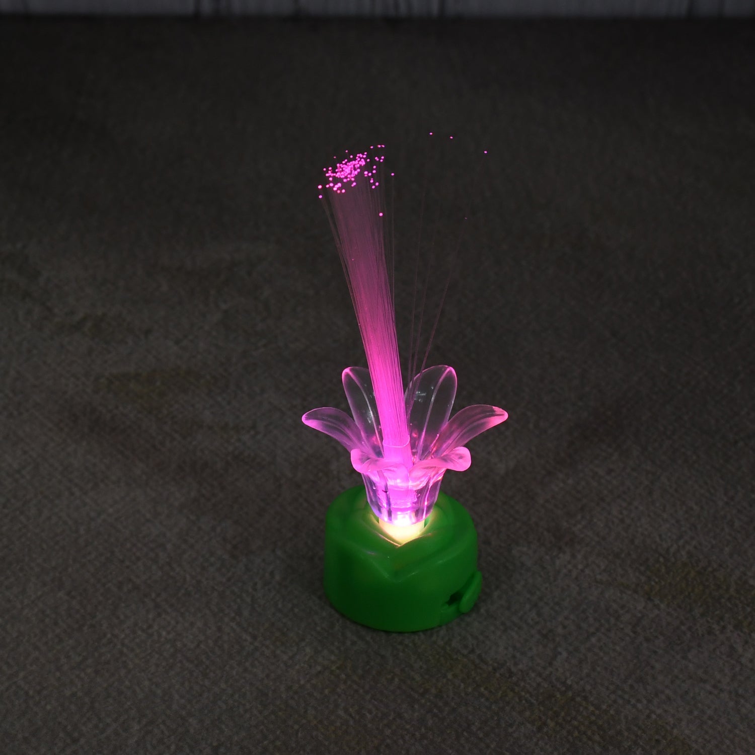 Colorful LED Diwali candle shaped like a flower with vibrant light effects for festive decor