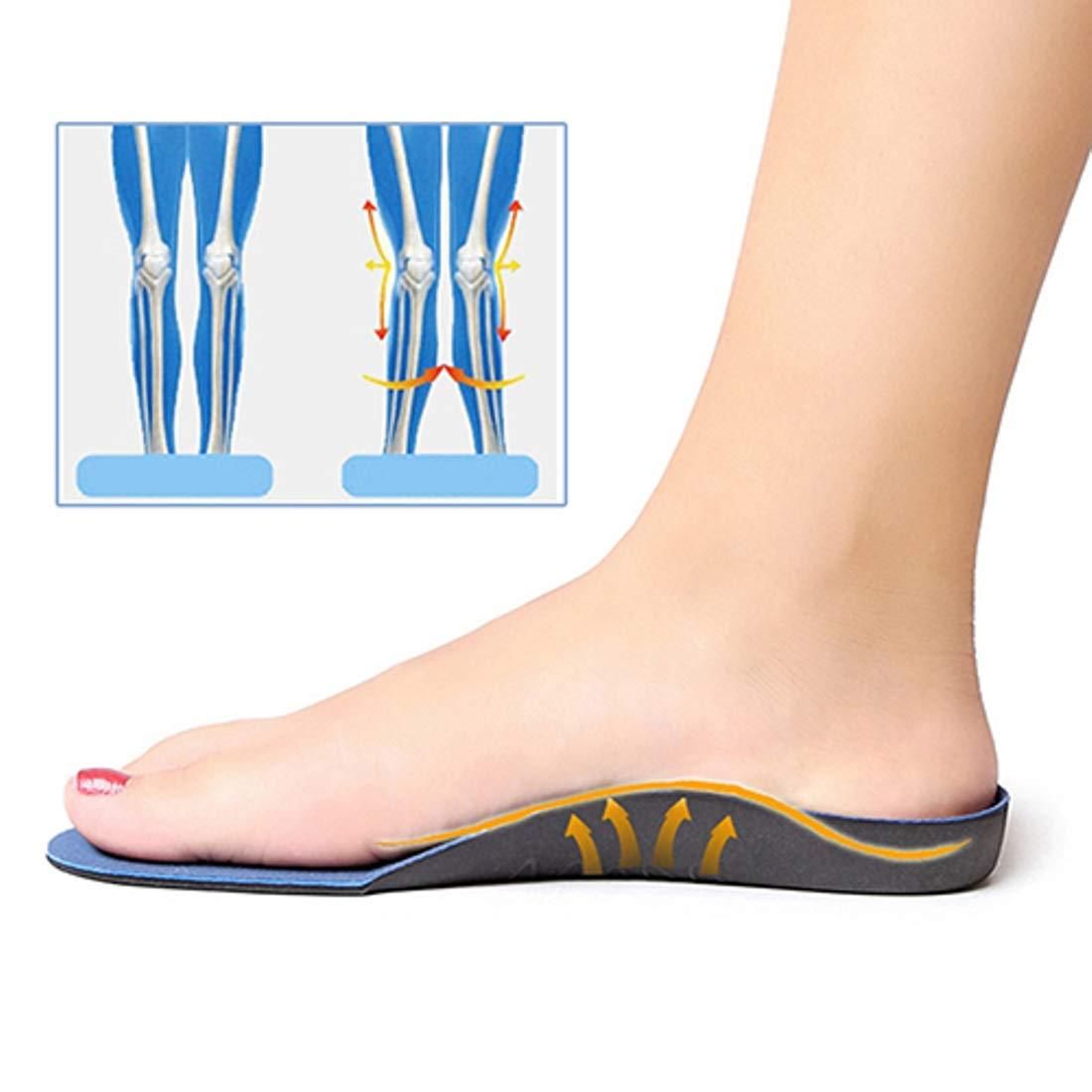 Comfortable insoles for flat feet with arch support and cushioning for enhanced comfort and stability