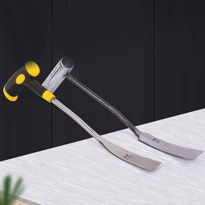 Durable compact shovel for planting and weeding with ergonomic handle for easy use