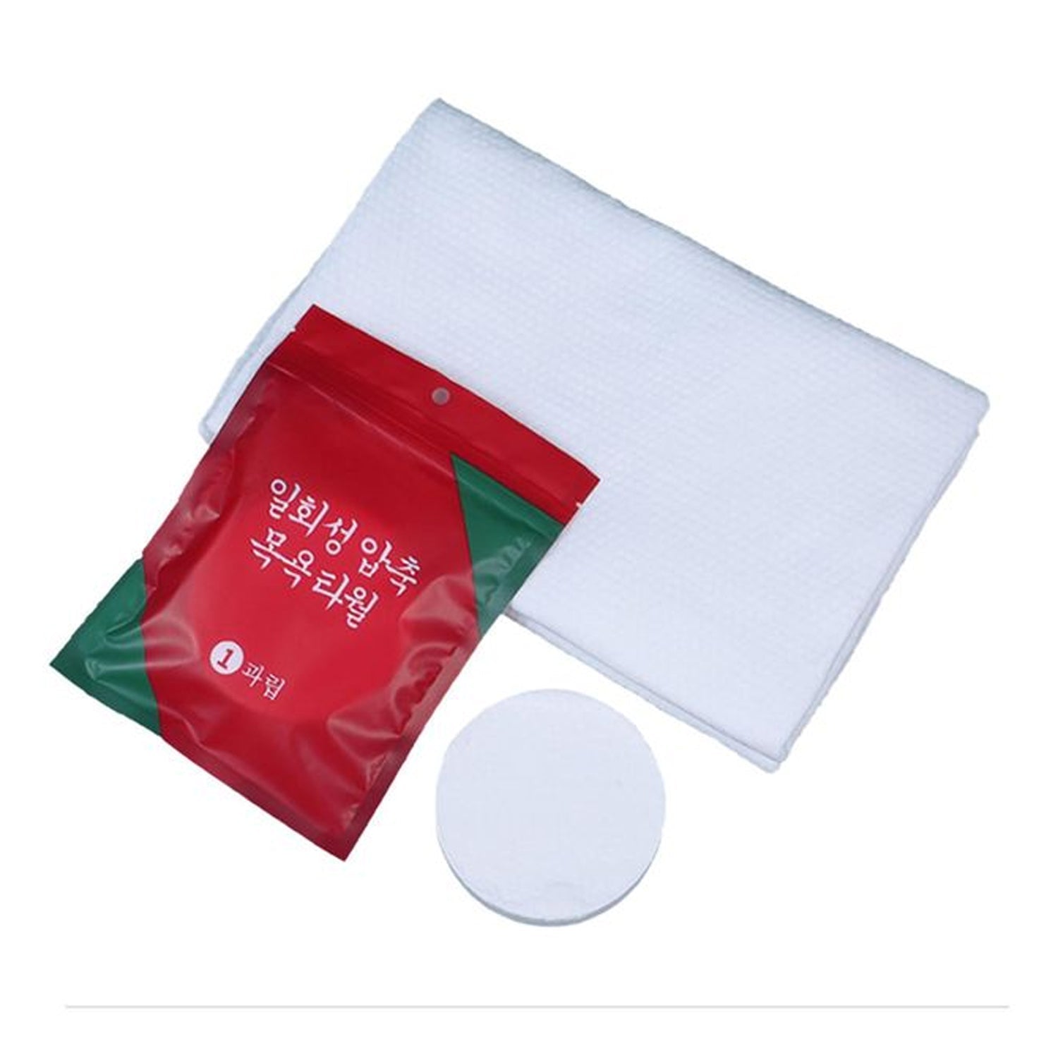 Your Brand Compressed Cotton Towels for Travel in compact packaging for easy portability