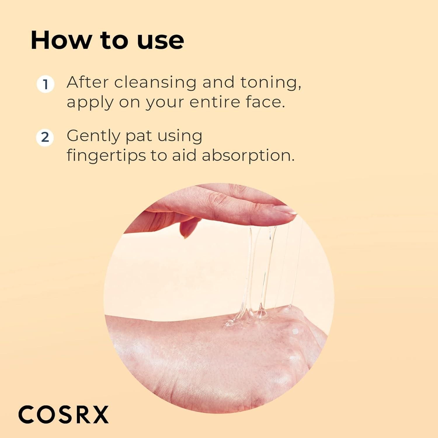 Instructions for using snail mucin power essence on cleansed skin for best absorption