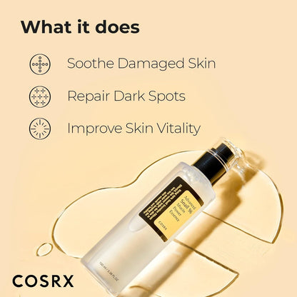 COSRX Snail Mucin Power Essence for soothing damaged skin and improving skin vitality