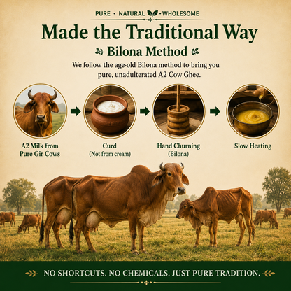 A2 Gir Cow Ghee | Organic Bilona Ghee | The Gir Farmer