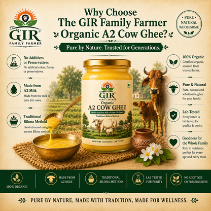 A2 Gir Cow Ghee | Organic Bilona Ghee | The Gir Farmer