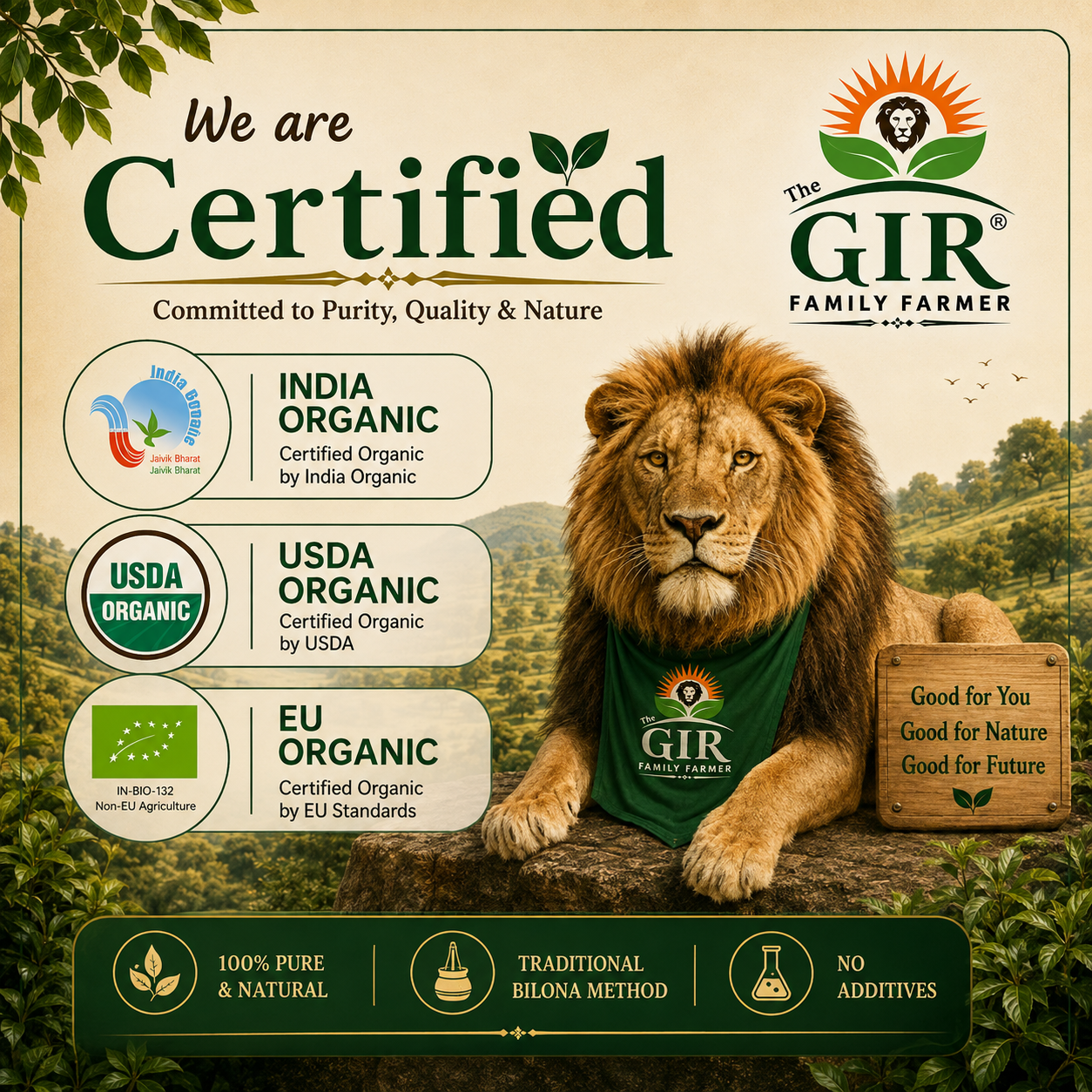 A2 Gir Cow Ghee | Organic Bilona Ghee | The Gir Farmer