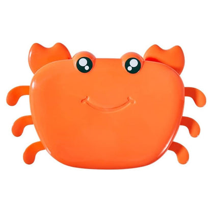 Crab ice mold for kids in bright orange, perfect for making fun ice shapes for beverages