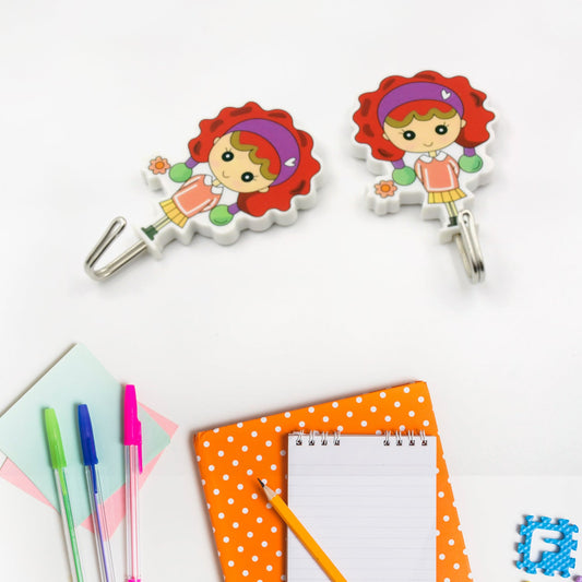 Cute cartoon wall hooks for kids featuring colorful characters perfect for organizing rooms
