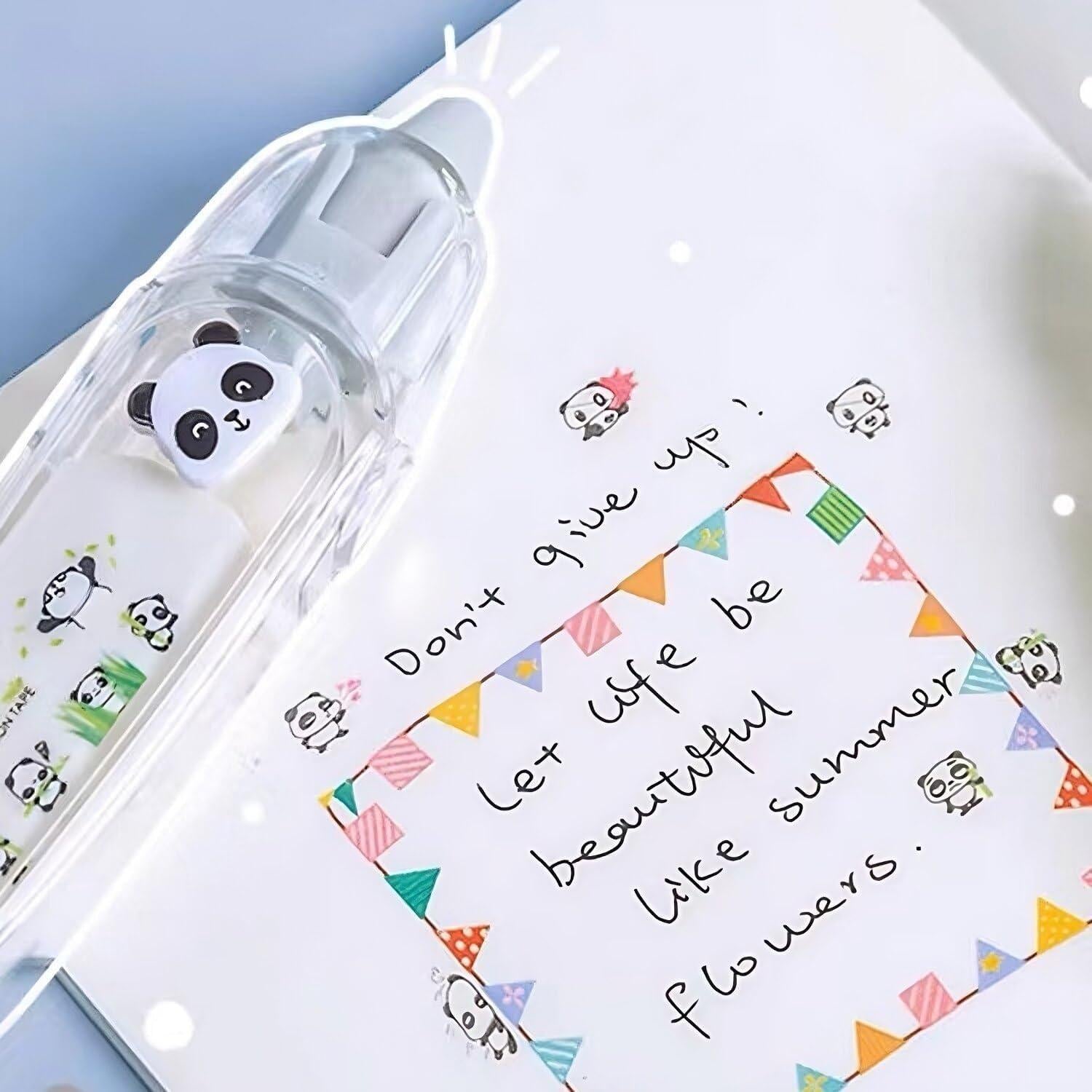 Cute decoration tape pen with panda design, perfect for embellishing notes and crafts