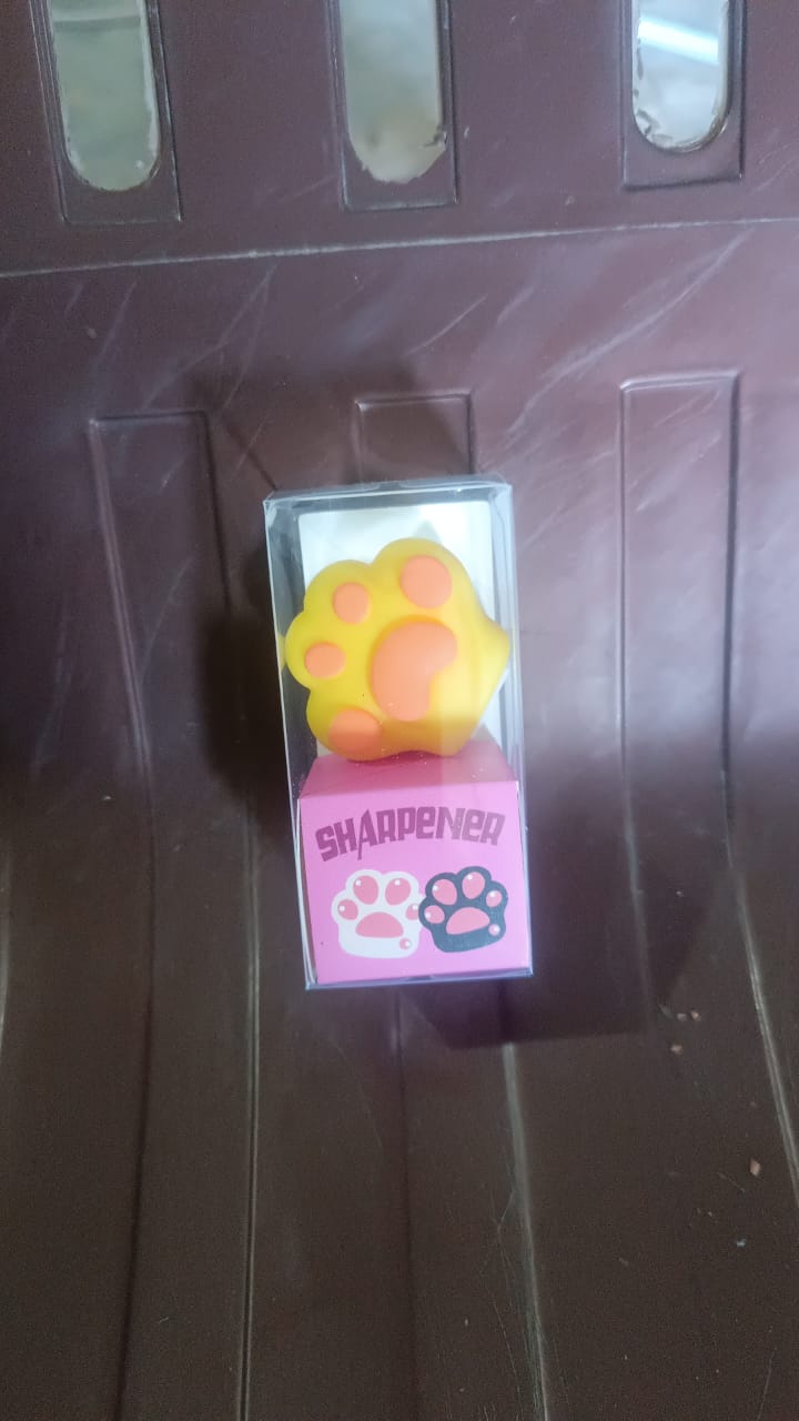 2 in 1 Pencil Sharpener & Eraser for Kids, Fancy Sharpeners Your Brand