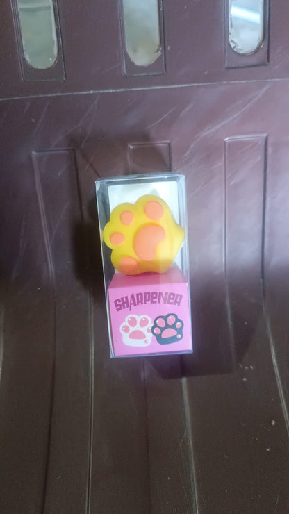 2 in 1 Pencil Sharpener & Eraser for Kids, Fancy Sharpeners Your Brand