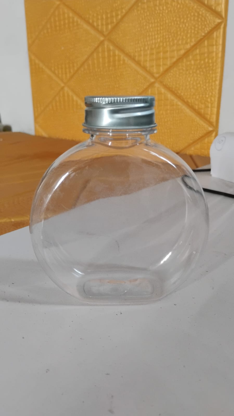 Multipurpose Transparent Round Clear Plastic Container (1 Pc) Your Brand