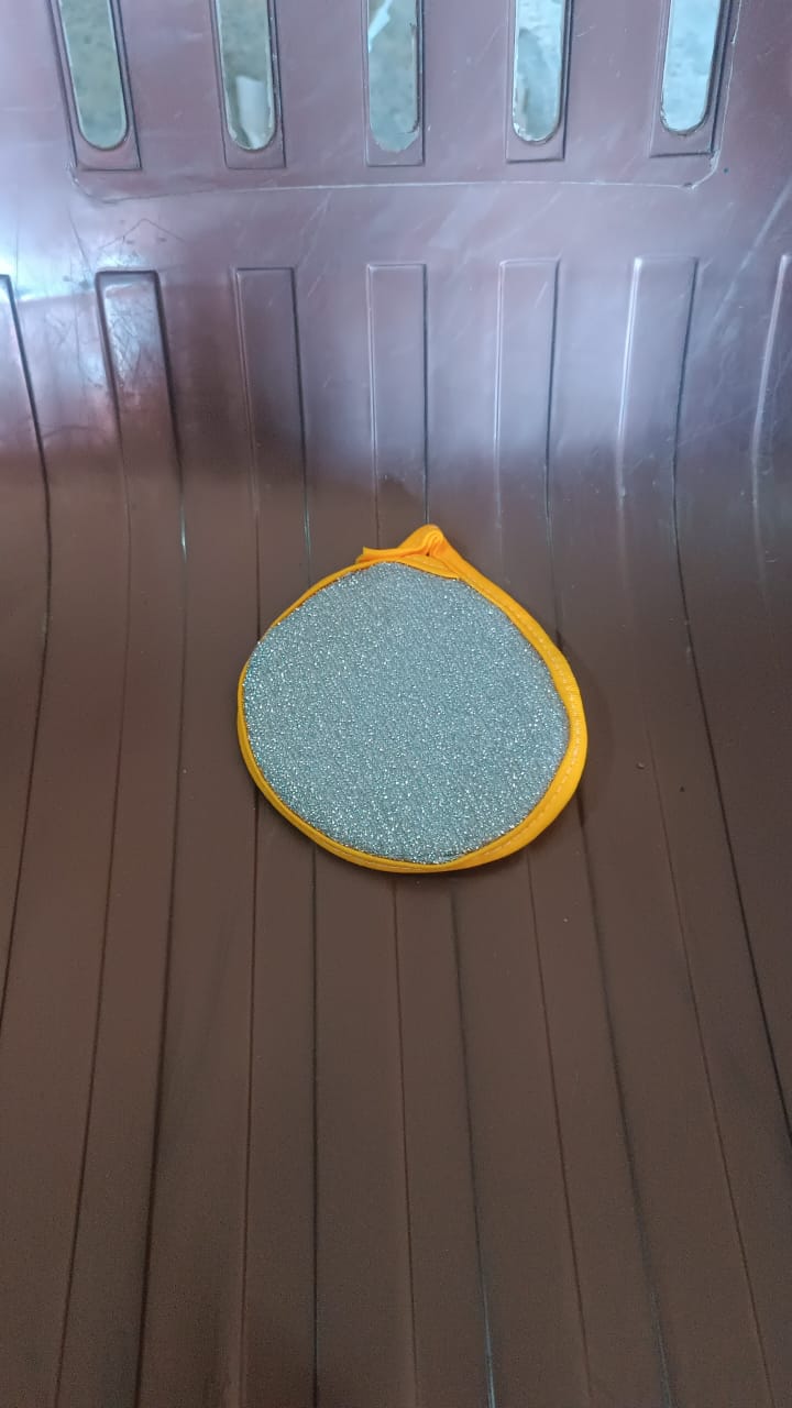 Double Side Dishwashing Sponge Dish Washing Brush (1 Pc) Your Brand