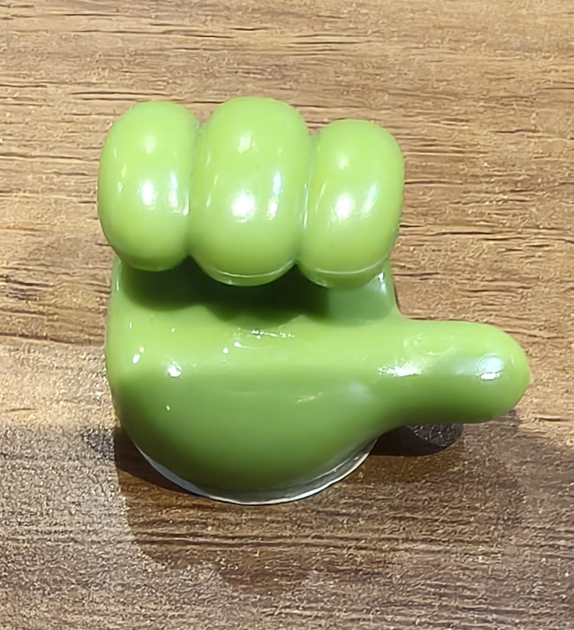 Green Multifunctional Multi functional Hand Shape Wall Clip Hanger Keys Cable Holder Your Brand