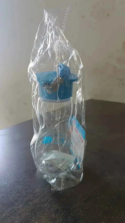 BPA-Free Transparent Water Bottle with Carry Strap 280ml – Kids & Travel Bottle