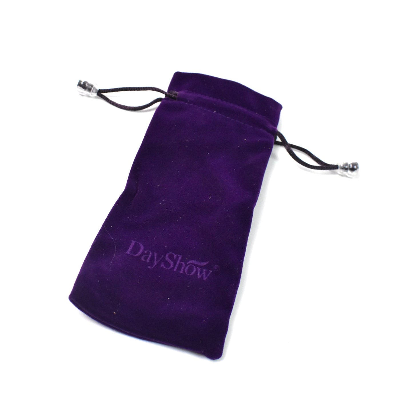 Small fancy return gift bags in velvet purple with a drawstring closure for elegant gifting
