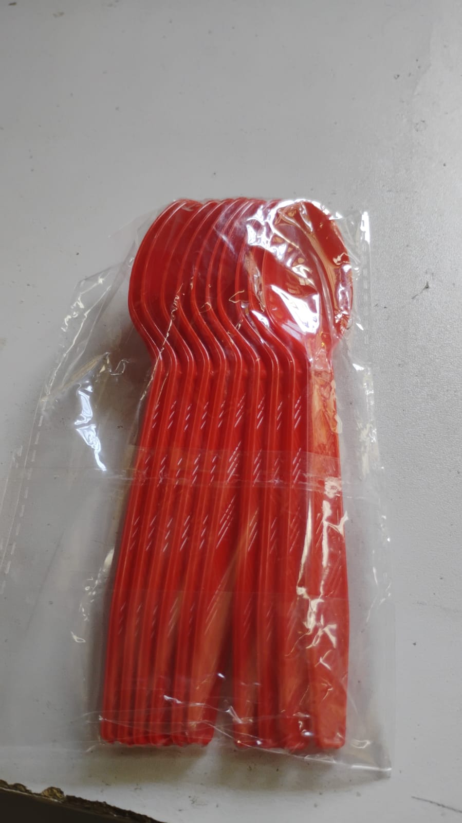 Reusable Food-Grade Plastic Spoons (10 Pc) Your Brand