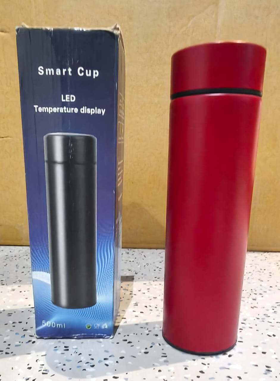 Red Vacuum Insulated Water Bottle (1 Pc / 500ML) Your Brand
