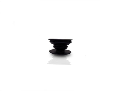 Stylish designer mobile holder in black, perfect for hands-free viewing and compatibility with all smartphones