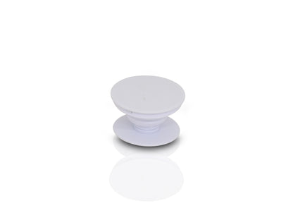 Your Brand designer mobile holder in sleek white color for convenient phone support