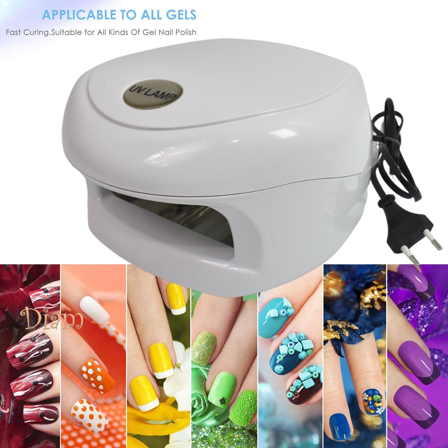 Your Brand LED UV nail lamp for gel polish with fast curing features for all gel nail applications