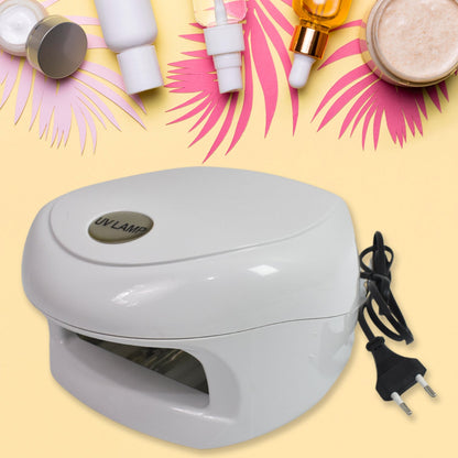 Your Brand LED UV nail lamp for gel polish with sleek design and power cord for easy use