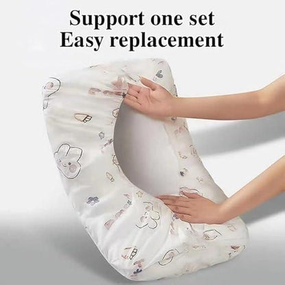 Disposable pillowcase with easy replacement feature and colorful design for hassle-free use