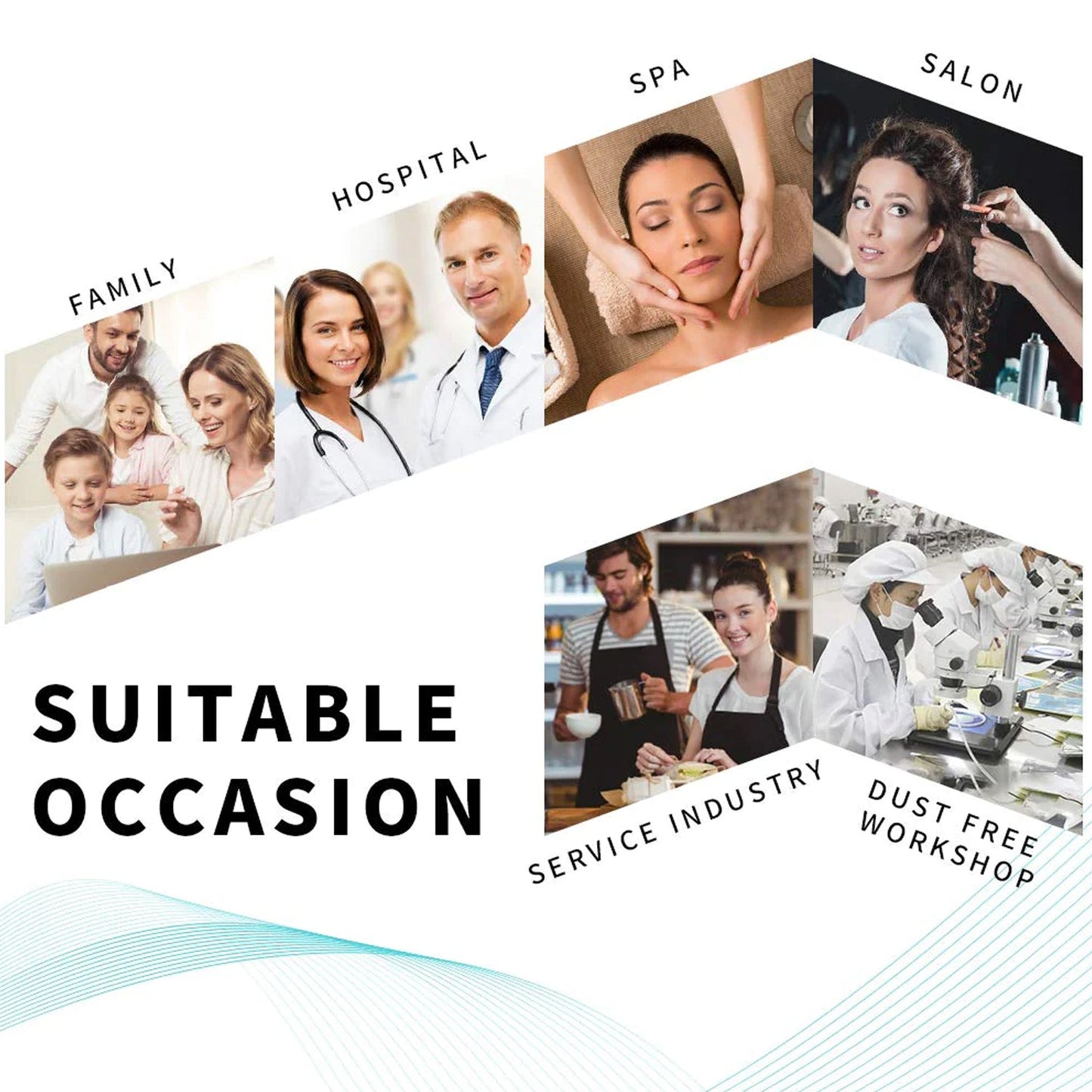 Disposable shower caps for women suitable for spa, salon, hospital, and service industry use