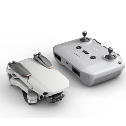 DJI Mini 2 SE Drone with compact design and remote controller for aerial photography enthusiasts