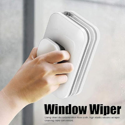 Handheld double sided glass cleaner with ergonomic grip for easy window cleaning