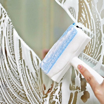 Your Brand double sided glass wiper for streak-free cleaning of windows and mirrors