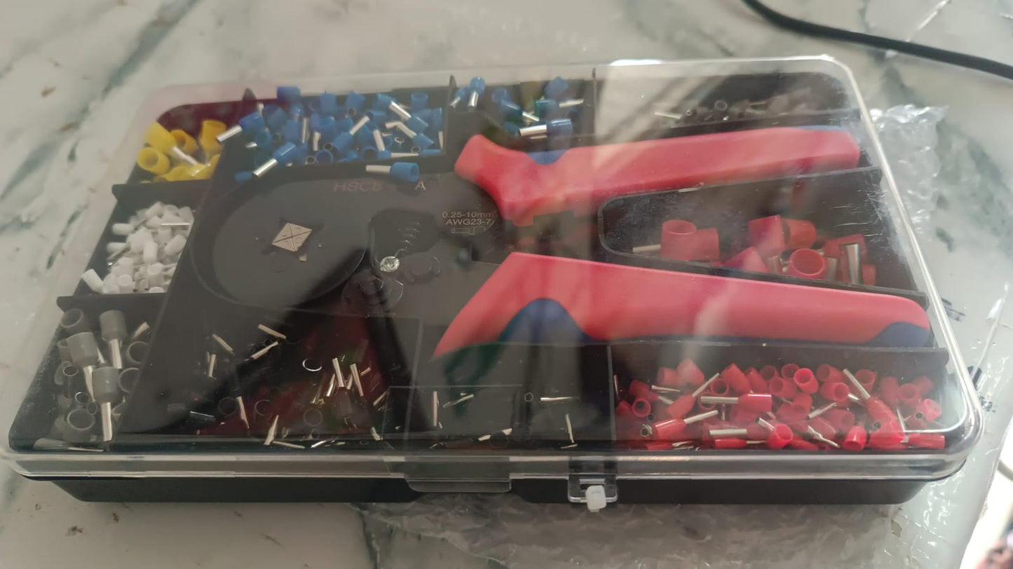 Approx 1200 Piece Ferrule Crimping Tool Kit Set Your Brand