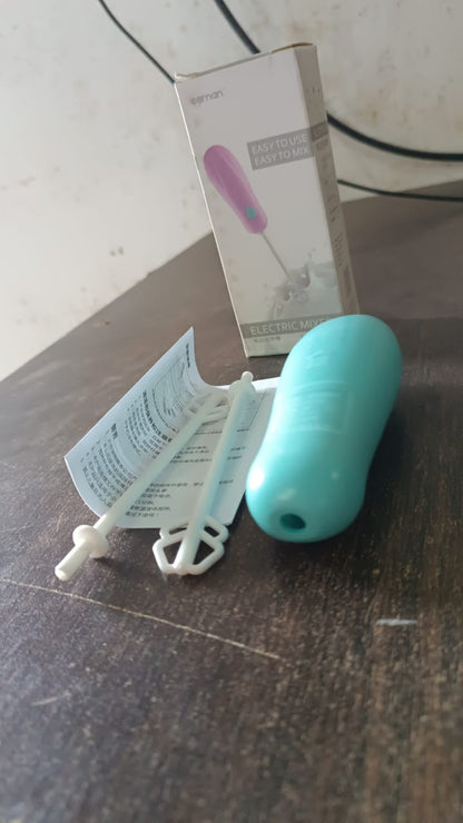 Handheld Plastic Electric Mixer Blender (1 Pc /Battery Not Included) Your Brand