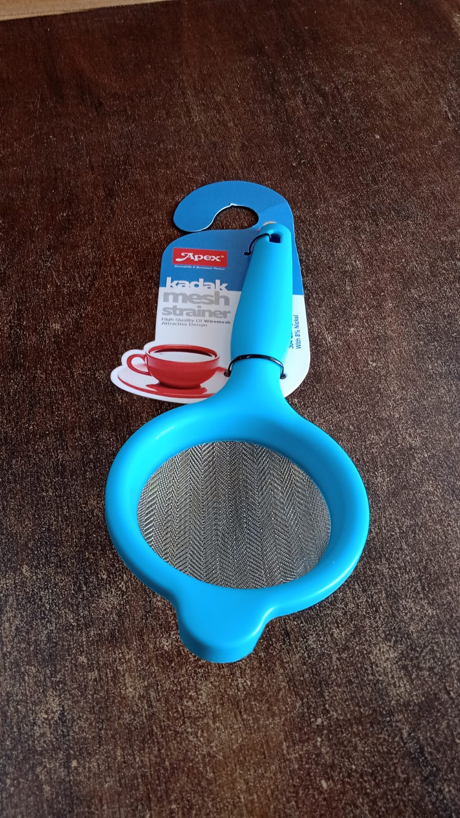Apex Kadak Mesh Strainer with High-Quality Stainless Steel Wiremesh Your Brand